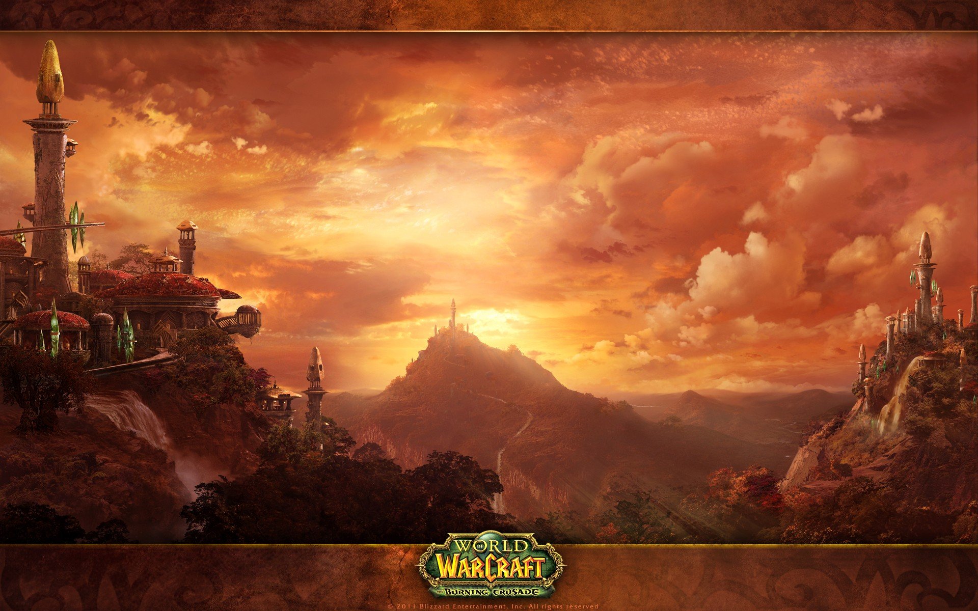 video, Games, World, Of, Warcraft, Blizzard, Entertainment, Burning, Crusade Wallpaper