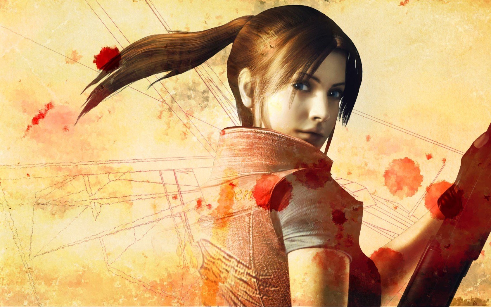 video, Games, Resident, Evil, Claire, Claire, Redfield Wallpaper