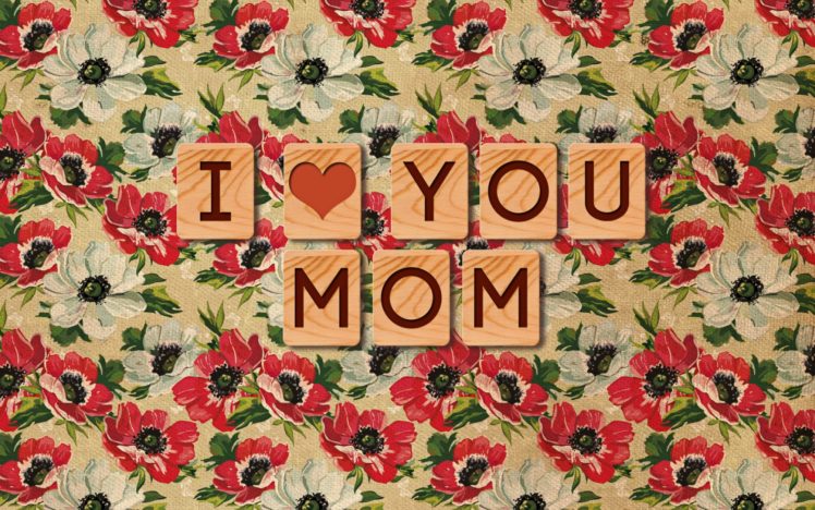 motherand039s, Day, Mom, Love, Hearts, Text, Statement, Flowers, Mood, Emotion HD Wallpaper Desktop Background