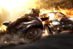 video, Games, Guns, Cars, Fire, Motorbikes, Action, Wheelman