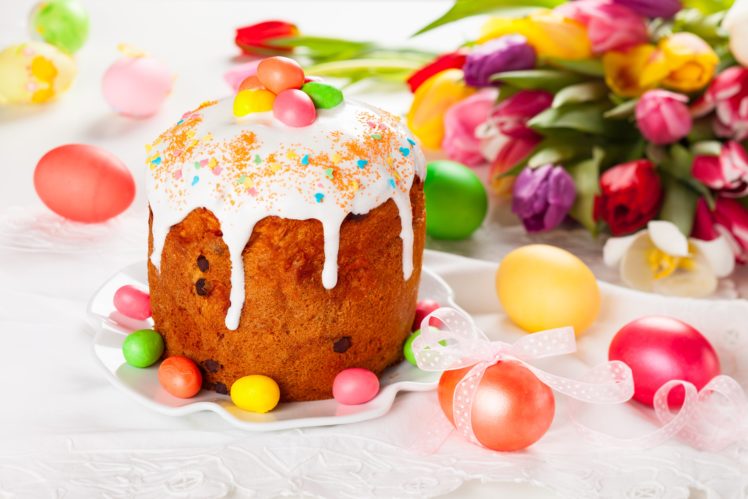 cake, Easter, Holiday, Eggs HD Wallpaper Desktop Background