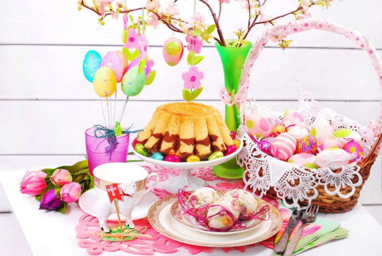 spring, Eggs, Spring, Flowers, Eggs, Easter HD Wallpaper Desktop Background