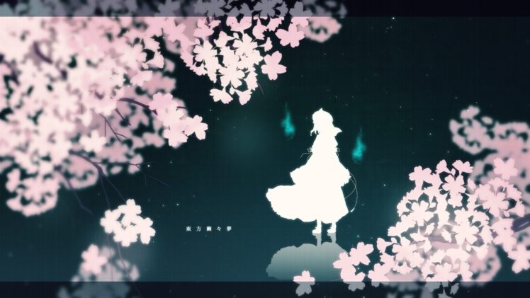 video, Games, Touhou, Saigyouji, Yuyuko, Anime, Girls HD Wallpaper Desktop Background