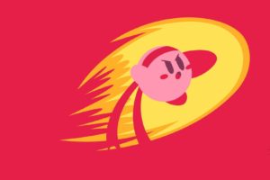 kirby, Video, Games, Red, Simple, Fighter