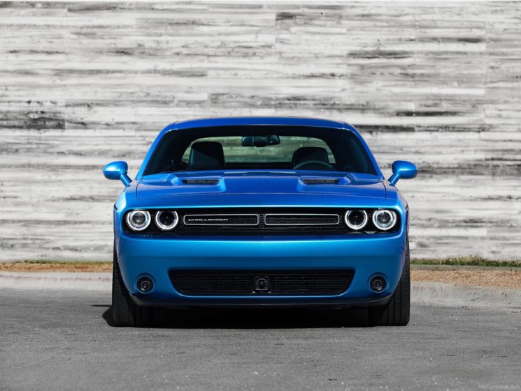 dodge , Challenger, 2015, Muscle, Car, Wallpaper, Blue, Front, 4000×3000 HD Wallpaper Desktop Background