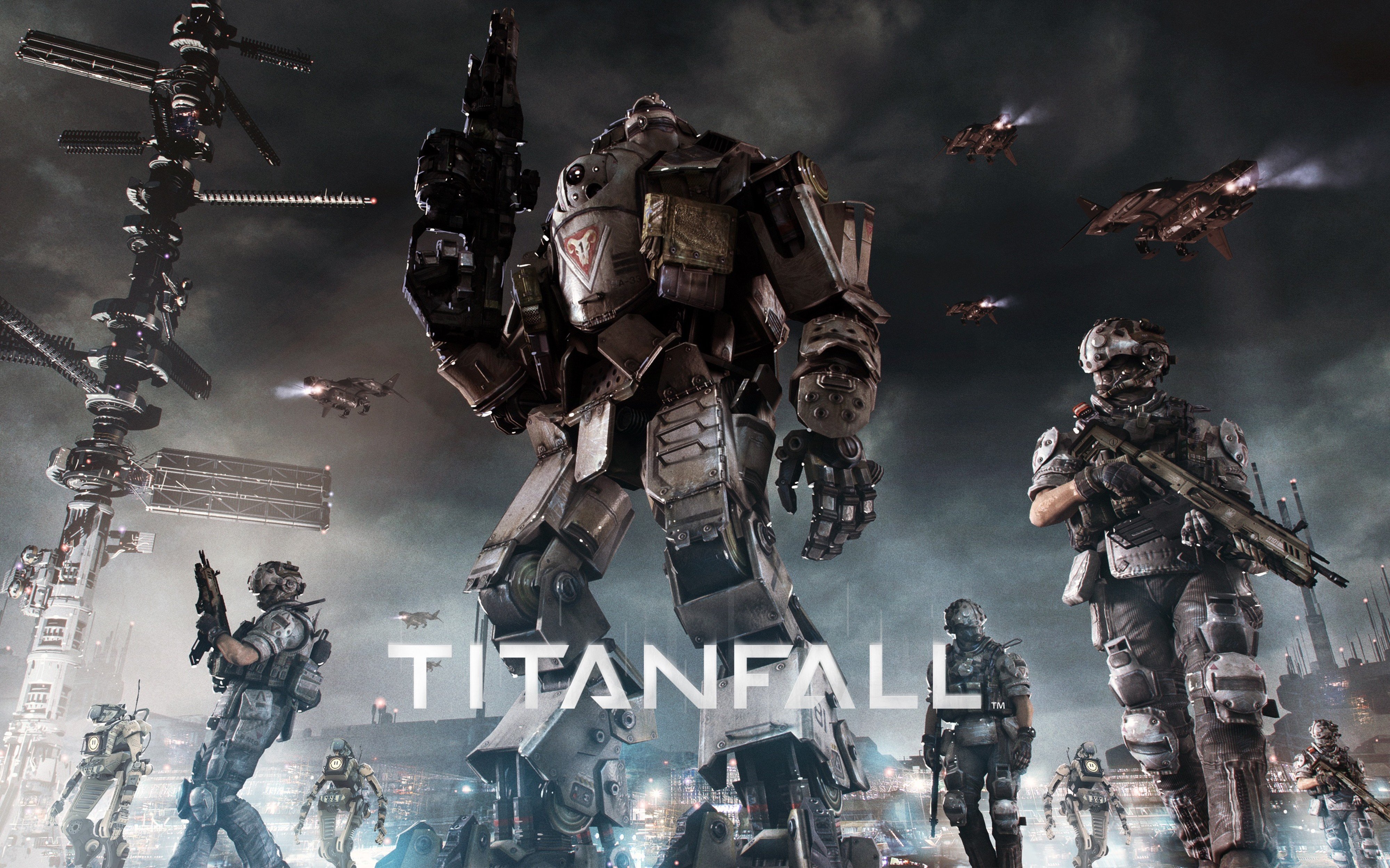 titanfall, Game, Sci fi, Future, War, Battle, 4000x2500 Wallpaper