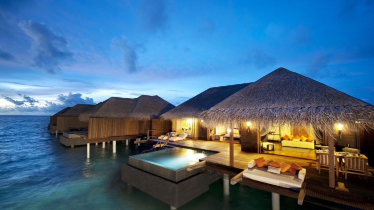 nature, Summer, Maldives, Hotels HD Wallpaper Desktop Background