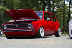 volkswagon, Golf, Vw, Tuning, Red