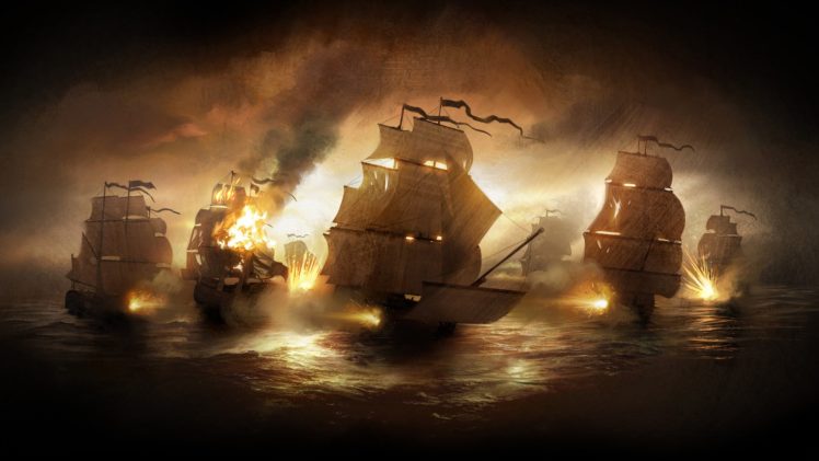 ships, Battles, Total, War, Vehicles, Empire , Total, War, Sea HD Wallpaper Desktop Background