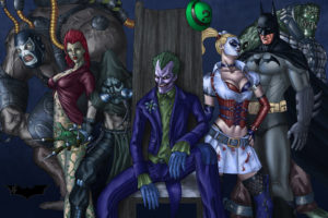 batman, Joker, Harley, Quinn, Scarecrow, Poison, Ivy, Batman, Arkham, Asylum