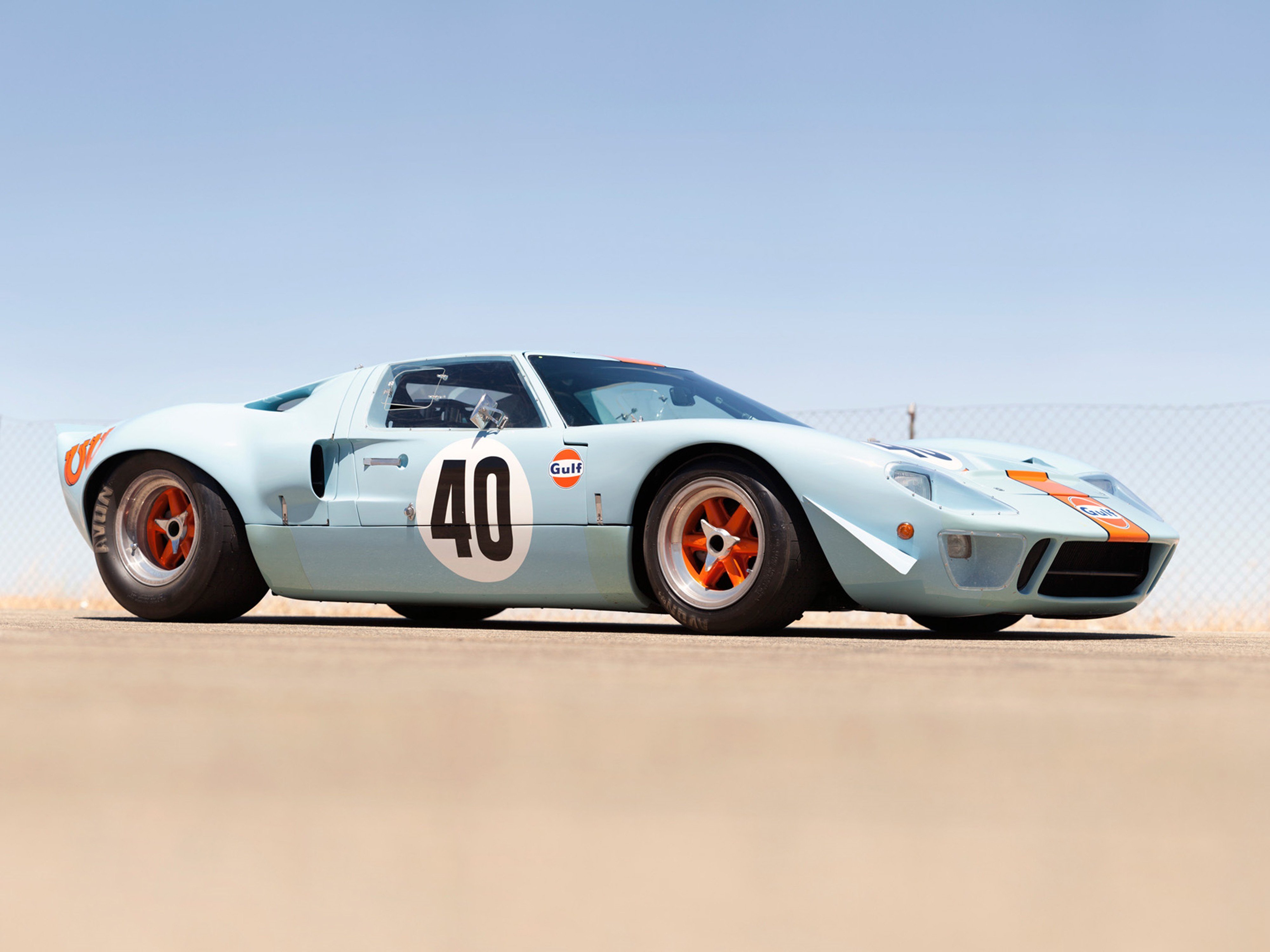 1968, Gulf, Ford, Gt40, Le mans, Racing, Car, Race, Classic, 4000x3000 Wallpaper