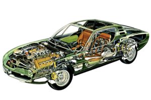 1970 77, Alfa, Romeo, Montreal,  105 , Classic, Supercar, Interior, Engine