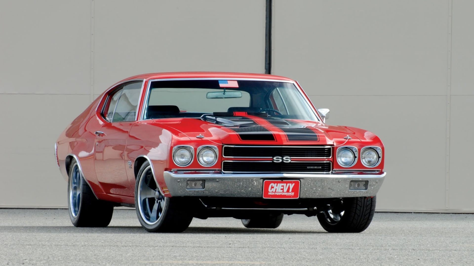 1970, Red, Chevy, Chevelle, Ss, 454 Wallpaper