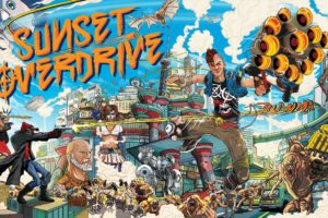 sunset, Overdrive, Action, Shooter, Sci fi, Rpg,  22