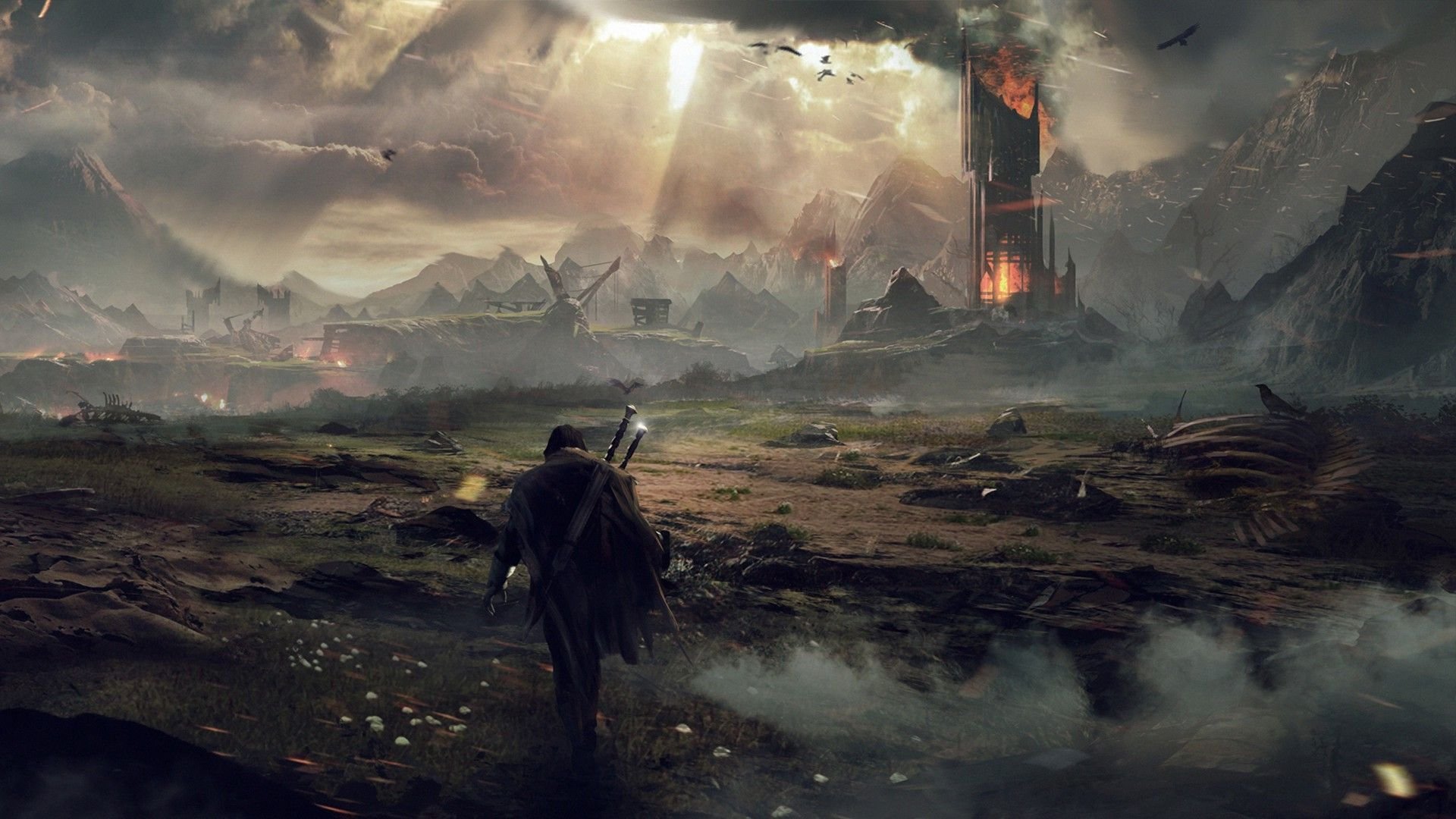 middle, Earth, Shadow, Mordor, Action, Adventure, Fantasy, Lotr, Lord, Rings, Warrior, Online,  43 Wallpaper