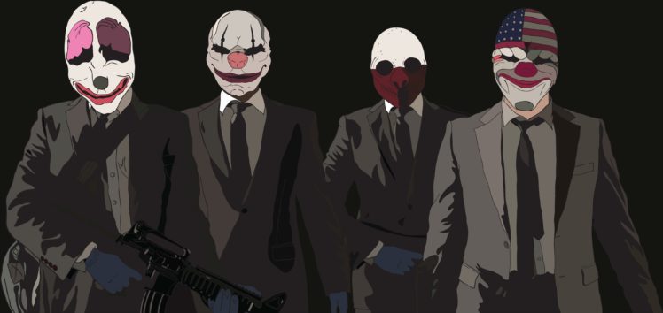 payday, Action, Co op, Shooter, Tactical, Stealth, Crime HD Wallpaper Desktop Background
