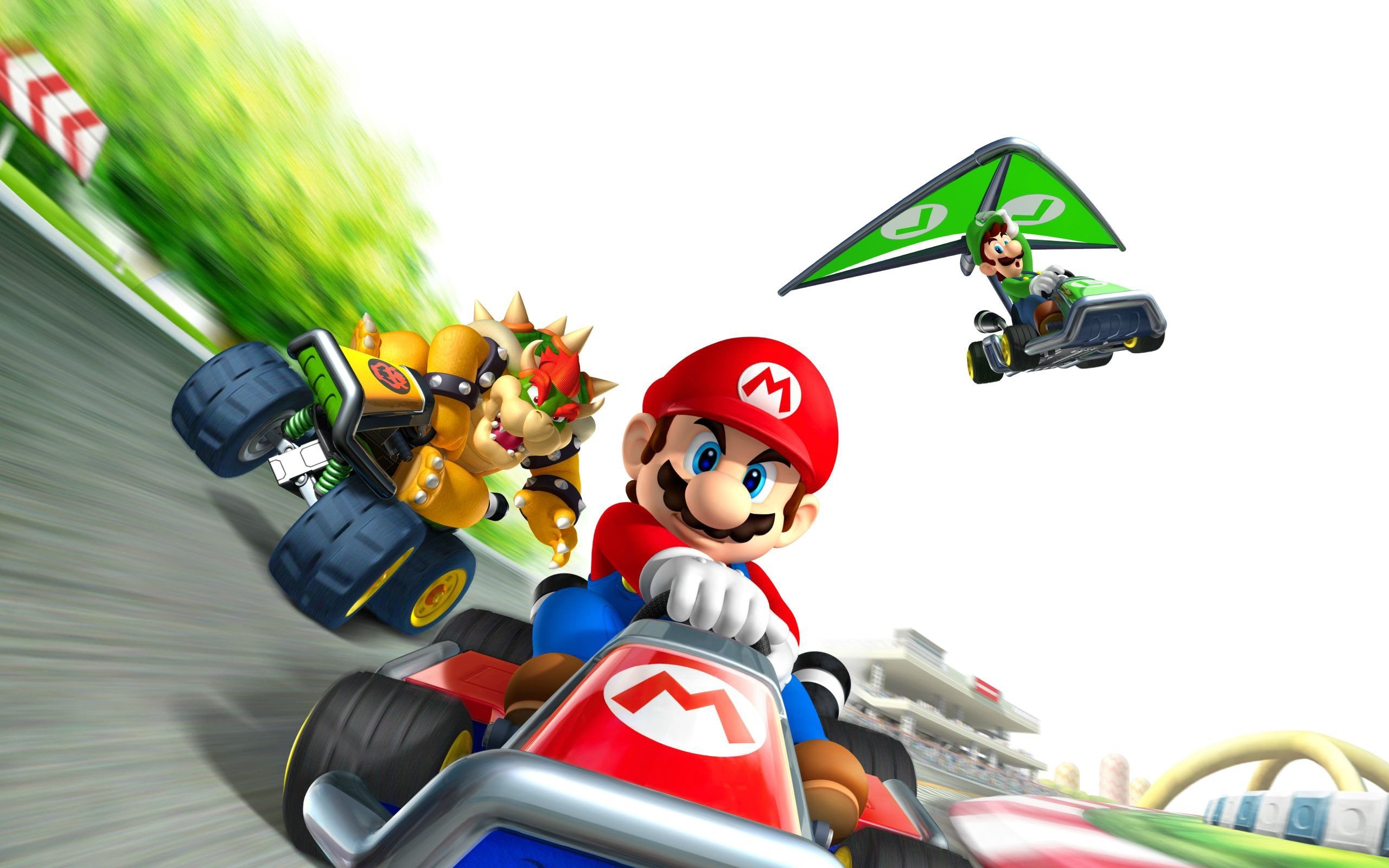 mario, Kart, Nintendo, Go kart, Race, Racing, Family Wallpaper