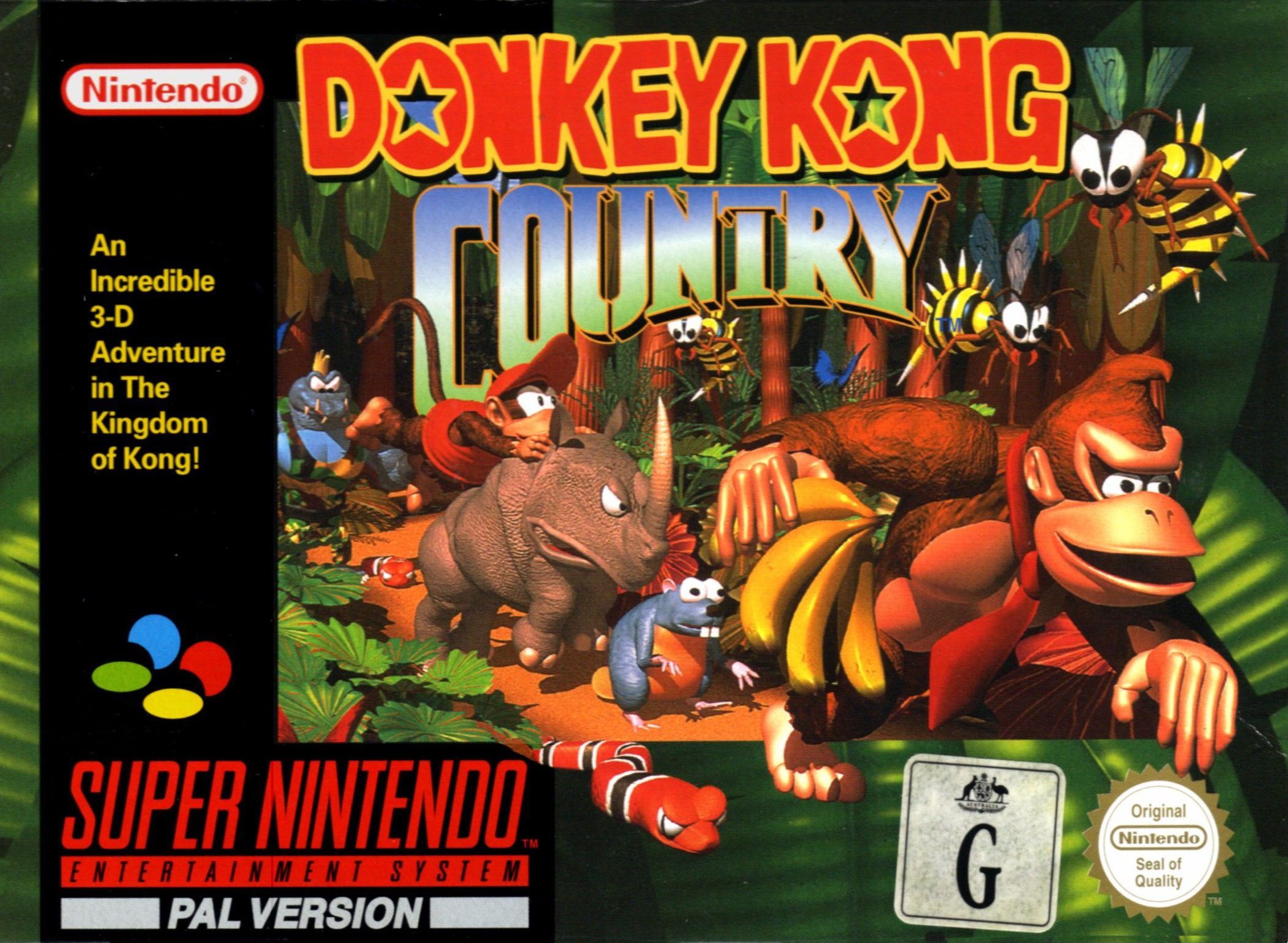 donkey, Kong, Nintendo, Family, Platform, Scrolling Wallpaper