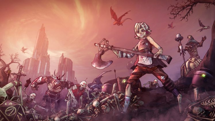 borderlands, 2, Tiny, Tinas, Assault, On, Dragon, Keep, Shooter, Sci fi, Action, Rpg, Fantasy HD Wallpaper Desktop Background
