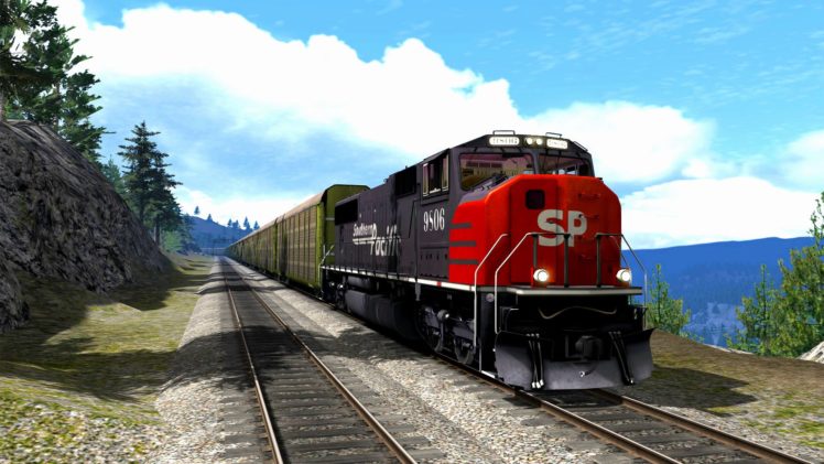 train simulator, Locomotive, Train, Simulator, Railroad,  24 HD Wallpaper Desktop Background