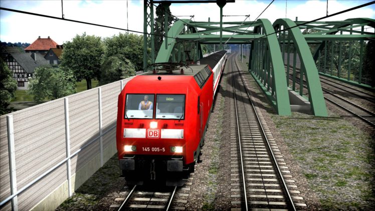 train simulator, Locomotive, Train, Simulator, Railroad,  35 HD Wallpaper Desktop Background