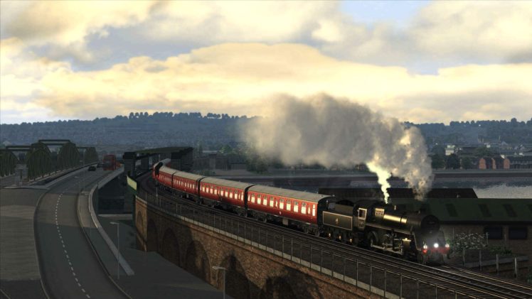 train simulator, Locomotive, Train, Simulator, Railroad,  60 HD Wallpaper Desktop Background