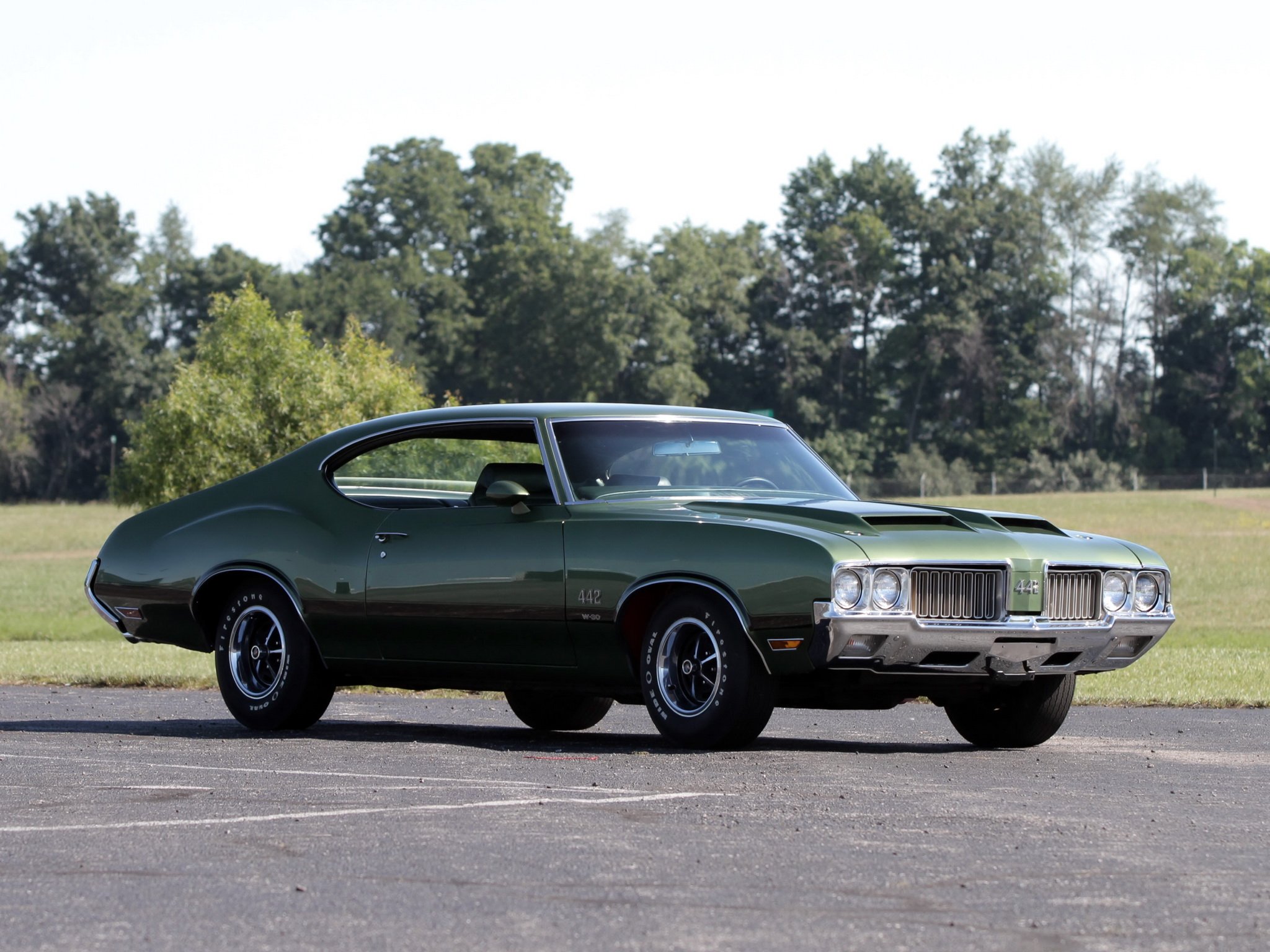 1970, Oldsmobile, 442, W 30, Holiday, Coupe,  4487 , Muscle, Classic Wallpaper