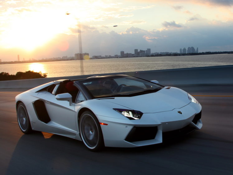 2014, Lamborghini, Aventador, Lp700 4, Roadster, Silver, Supercar HD Wallpaper Desktop Background