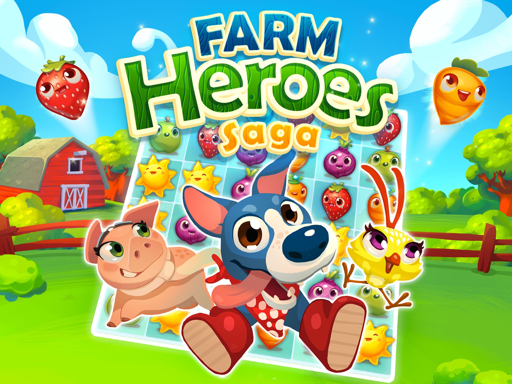 farm, Heroes, Saga, Puzzle, Adventure, Family Wallpaper