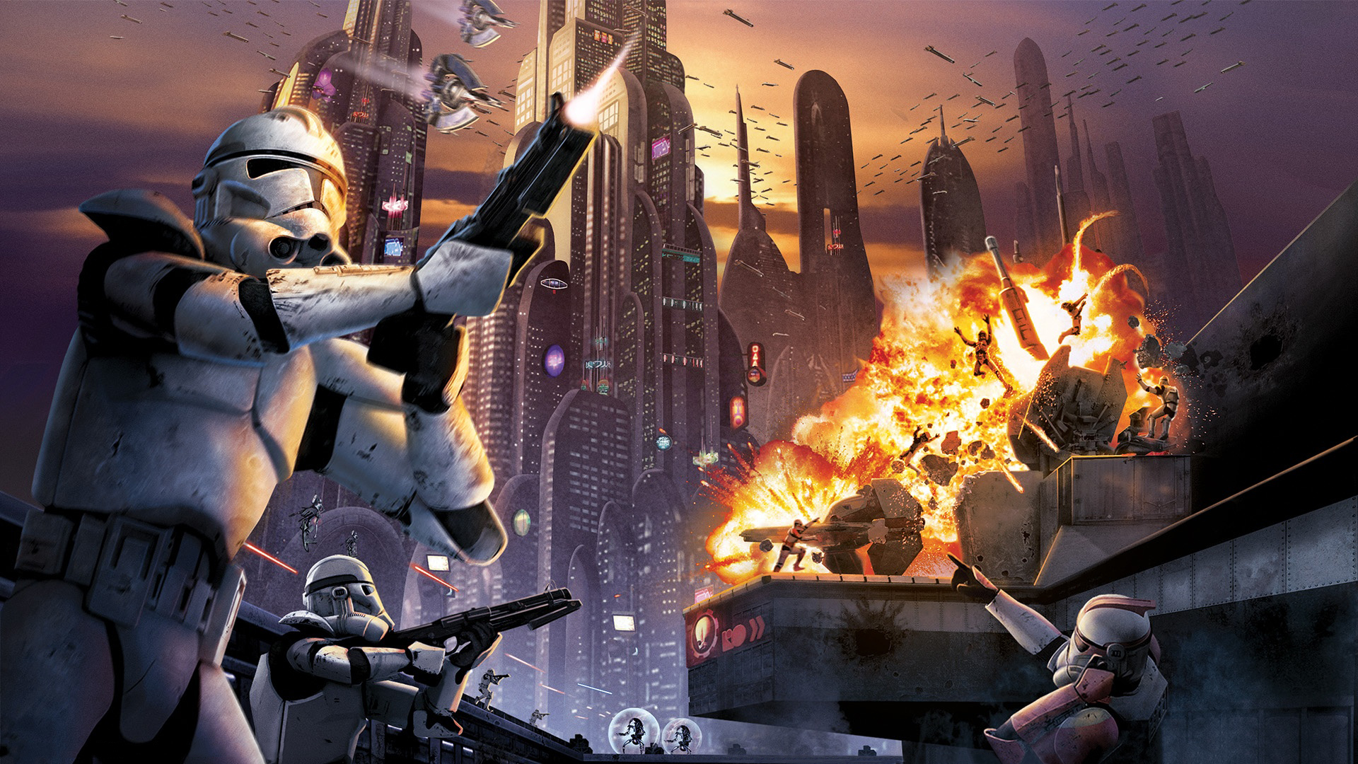 star, Wars, Battlefront, Elite, Squadron, Sci fi, Videogames, Futuristic, Cities Wallpaper