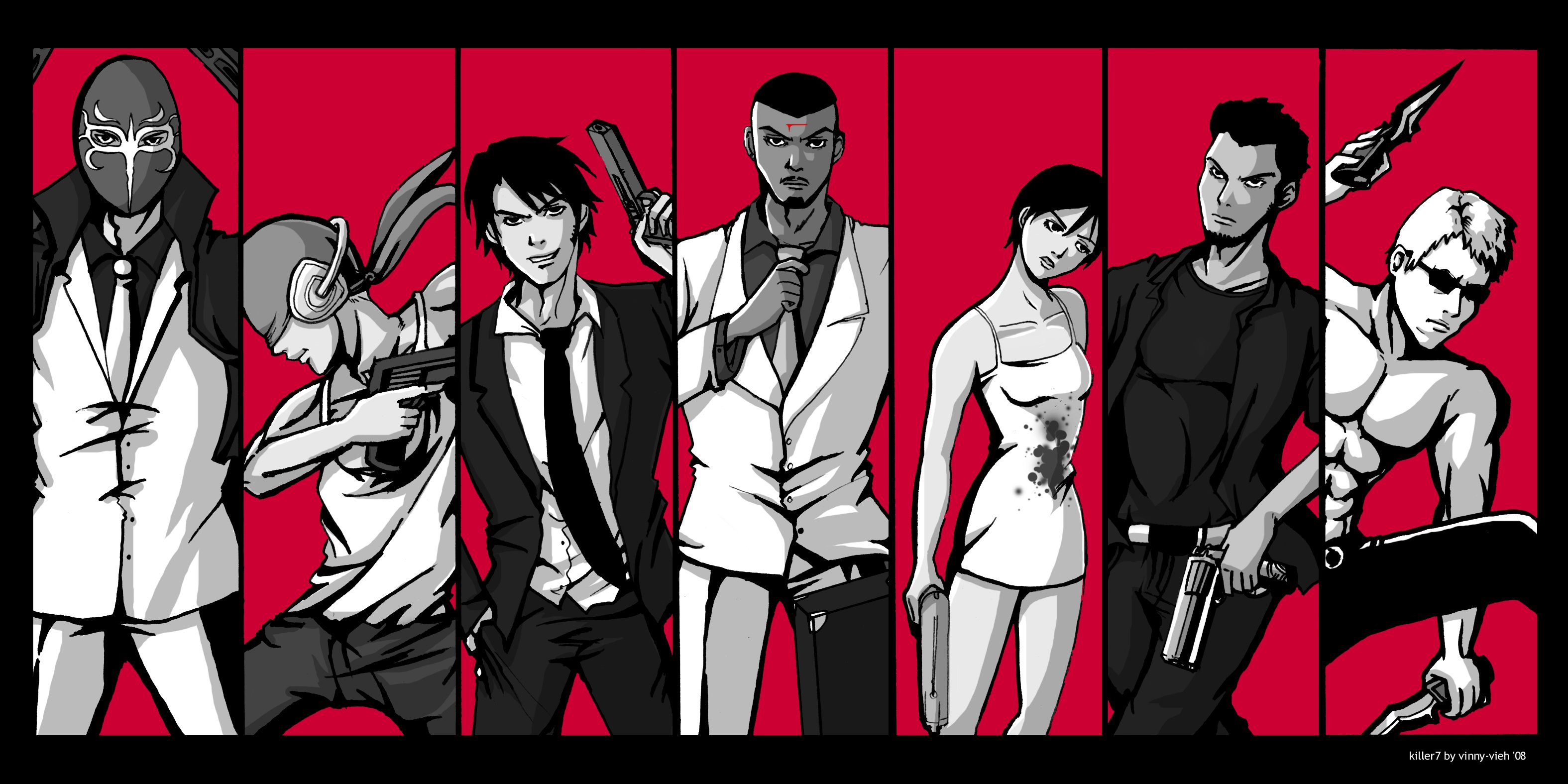 killer7, Action, Adventure, Shooter Wallpaper