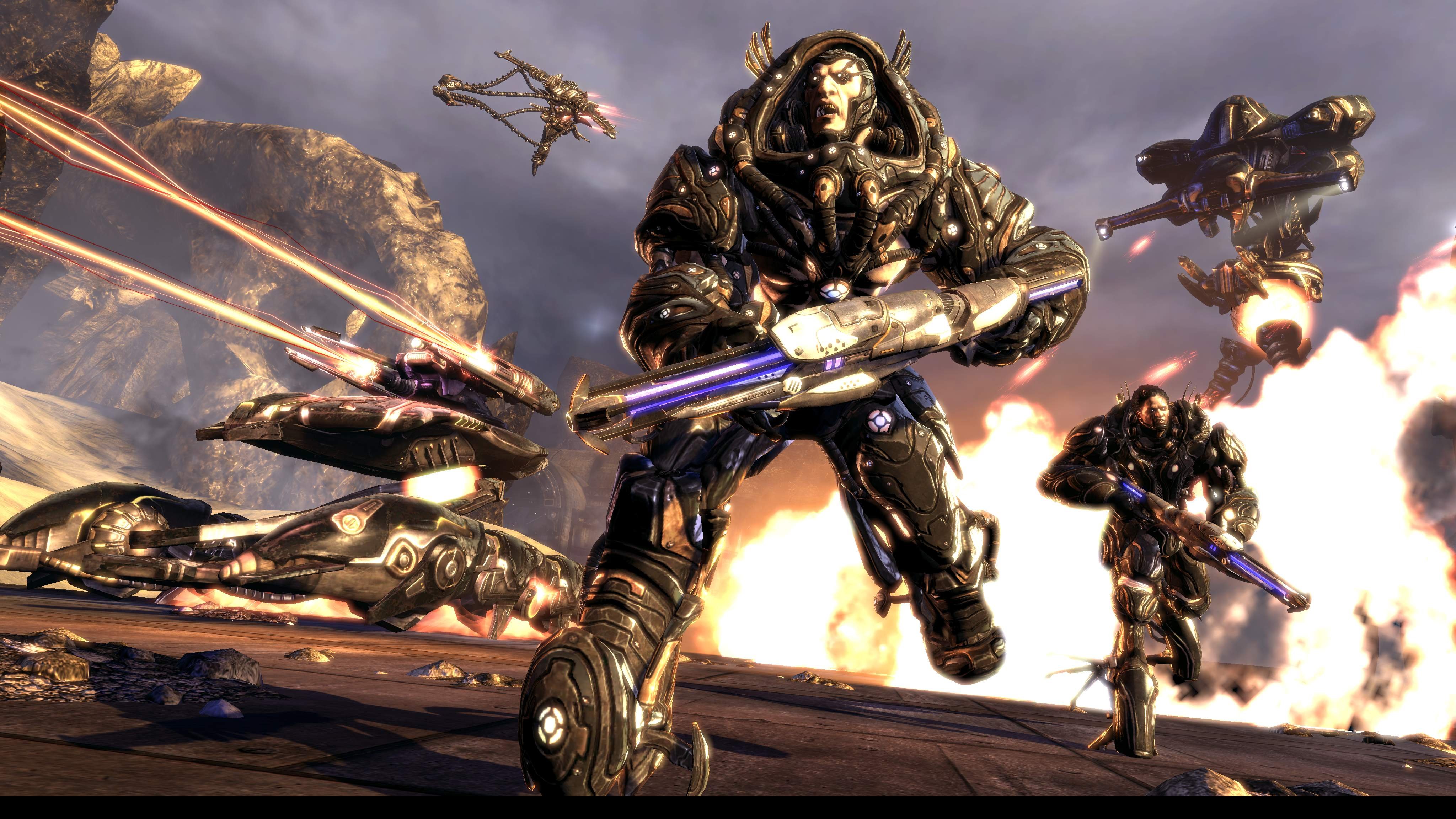 unreal, Tournament, Shooter, Action, Fighting, Fantasy, Sci fi Wallpaper