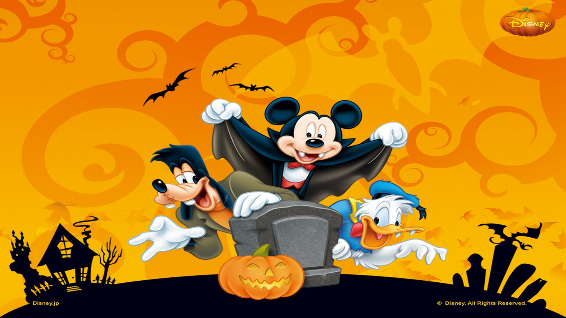 halloween, Disney Wallpaper