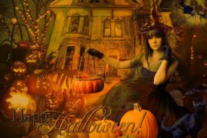 halloween, Gothic, Witch