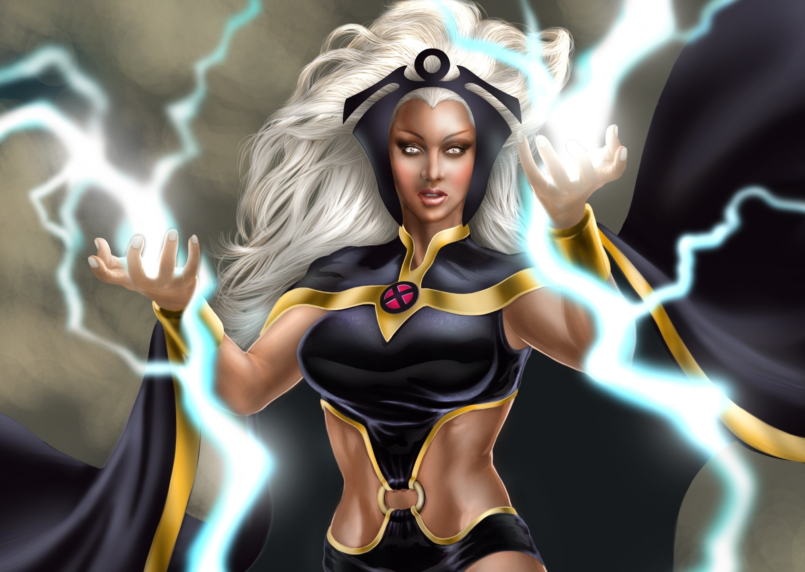 marvel, Heroes, Comics, Storm, Ororo, Monroe, Fantasy, Games, Xmen, X men Wallpaper