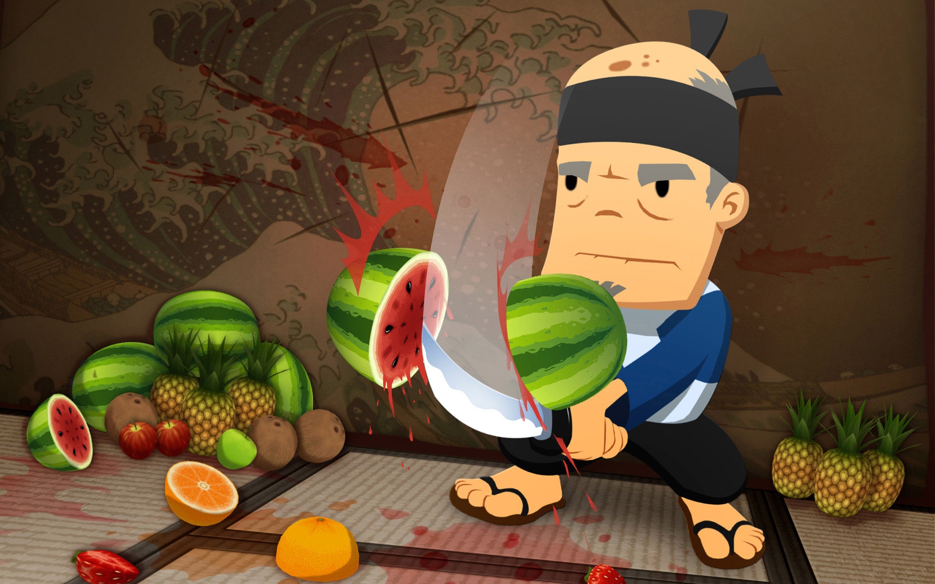 fruit, Ninja, Sensei Wallpaper