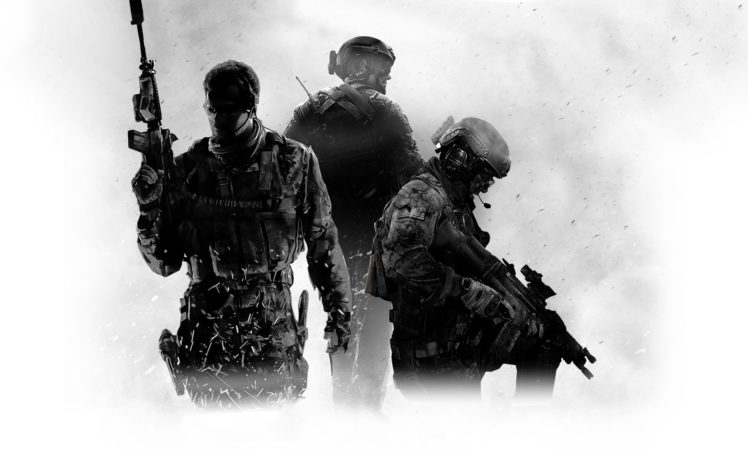 call, Of, Duty, Modern, Warfare, 3, Soldiers, Guns HD Wallpaper Desktop Background