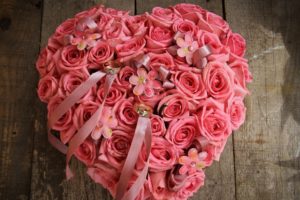 rose, Pink, Beautiful, Flowers, Flower, Buds, Ring, Heart, Love