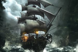 ravens, Cry, Fantasy, Action, Adventure, Rpg, Pirate, Ship