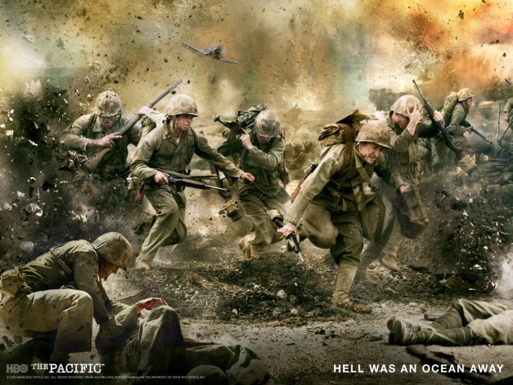 the, Pacific, Hbo, Series, Action, Adventure, Drama, Military, War, Wwll HD Wallpaper Desktop Background