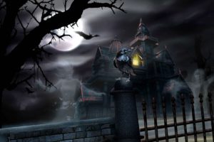 halloween, Dark, Haunted, House, Spooky