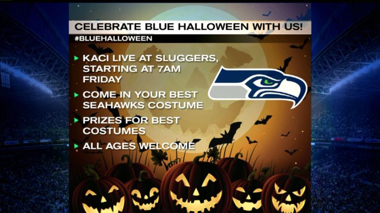 halloween, Seattle, Seahawks, Nfl, Football HD Wallpaper Desktop Background