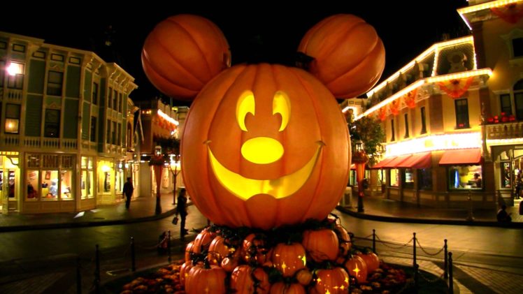 halloween, Disney, Mickey HD Wallpaper Desktop Background