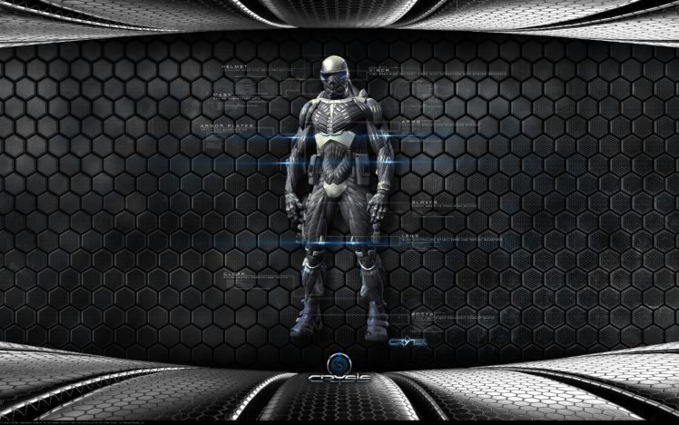 crysis, Nanosuit HD Wallpaper Desktop Background