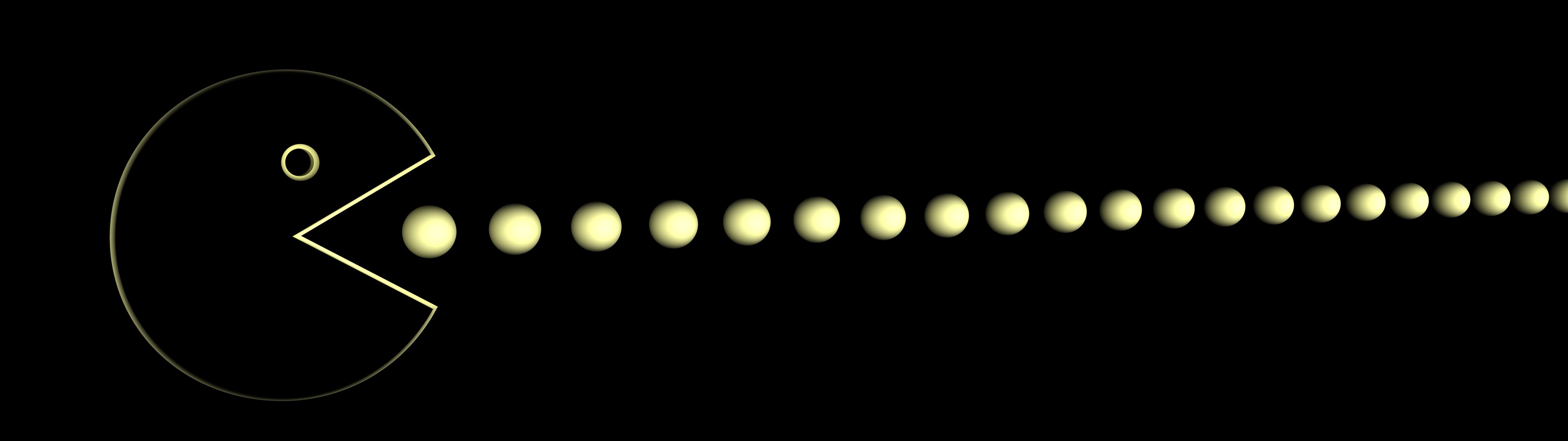 dual, Monitor, Screen, Game, Pacman Wallpaper