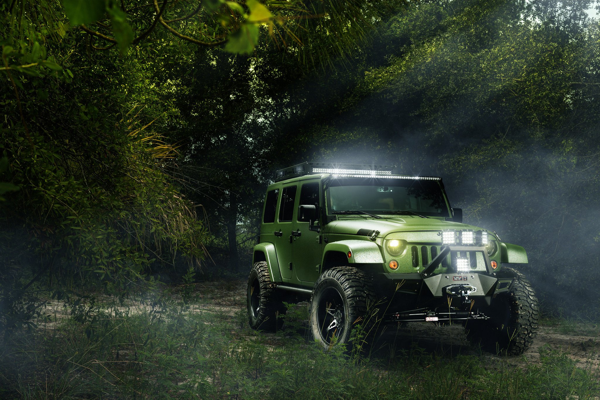 jeep, Wrangler, Forest Wallpapers HD / Desktop and Mobile Backgrounds.