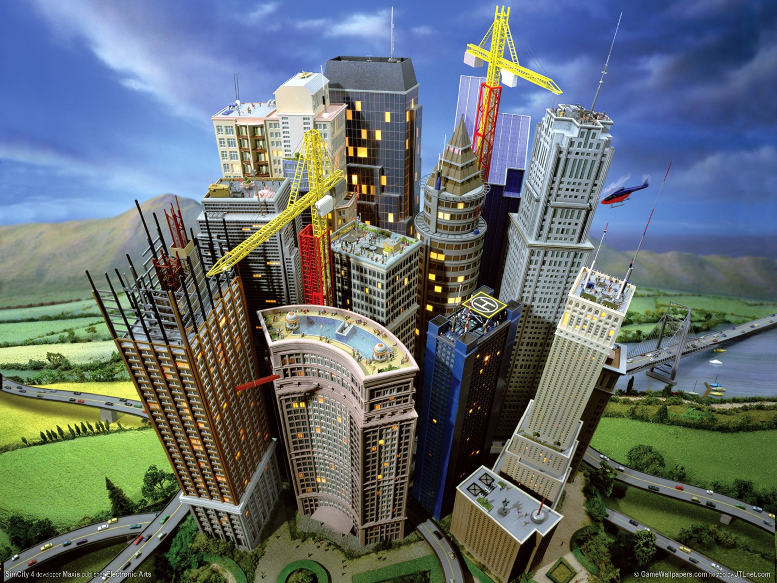 simcity, Construction, Simulation, City, Building Wallpaper