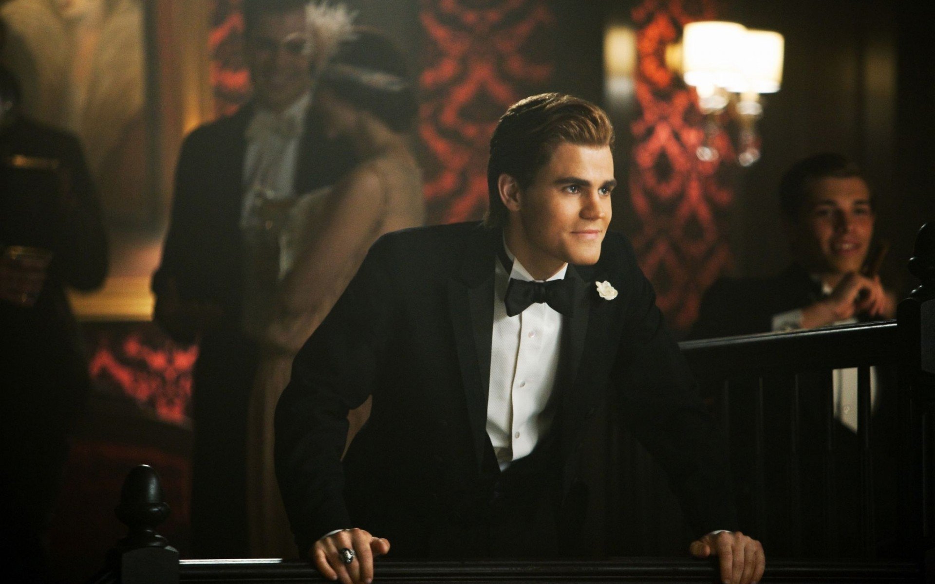 vampire, Diaries, Tv, Serie, Show, Nina, Dobrev, Paul, Wesley, Ian, Somerhalder Wallpaper