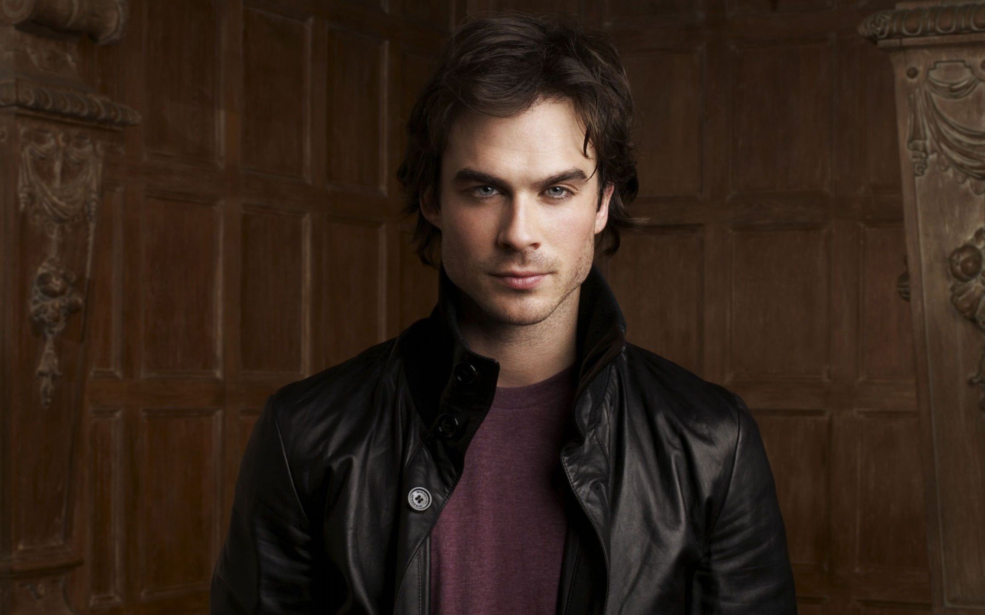 vampire, Diaries, Tv, Serie, Show, Nina, Dobrev, Paul, Wesley, Ian, Somerhalder Wallpaper