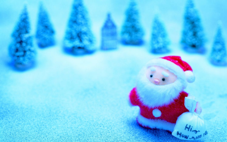 santa, Claus, Toy HD Wallpaper Desktop Background